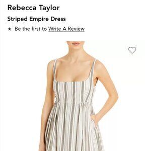 Rebecca Taylor Stripe Empire Dress